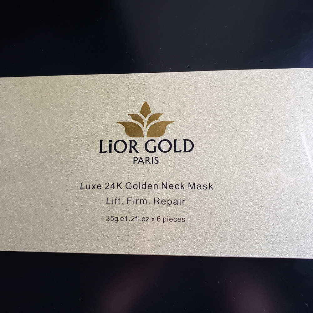 Lior Gold Golden Neck Mask